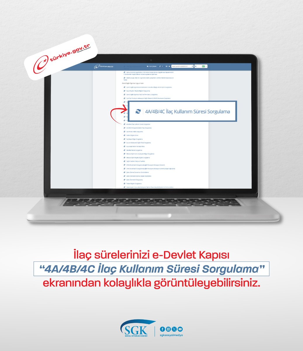 SGK İlaç Kullanım Süresi Sorgulama: E-Devlet Kapısı ile Kolay Erişim