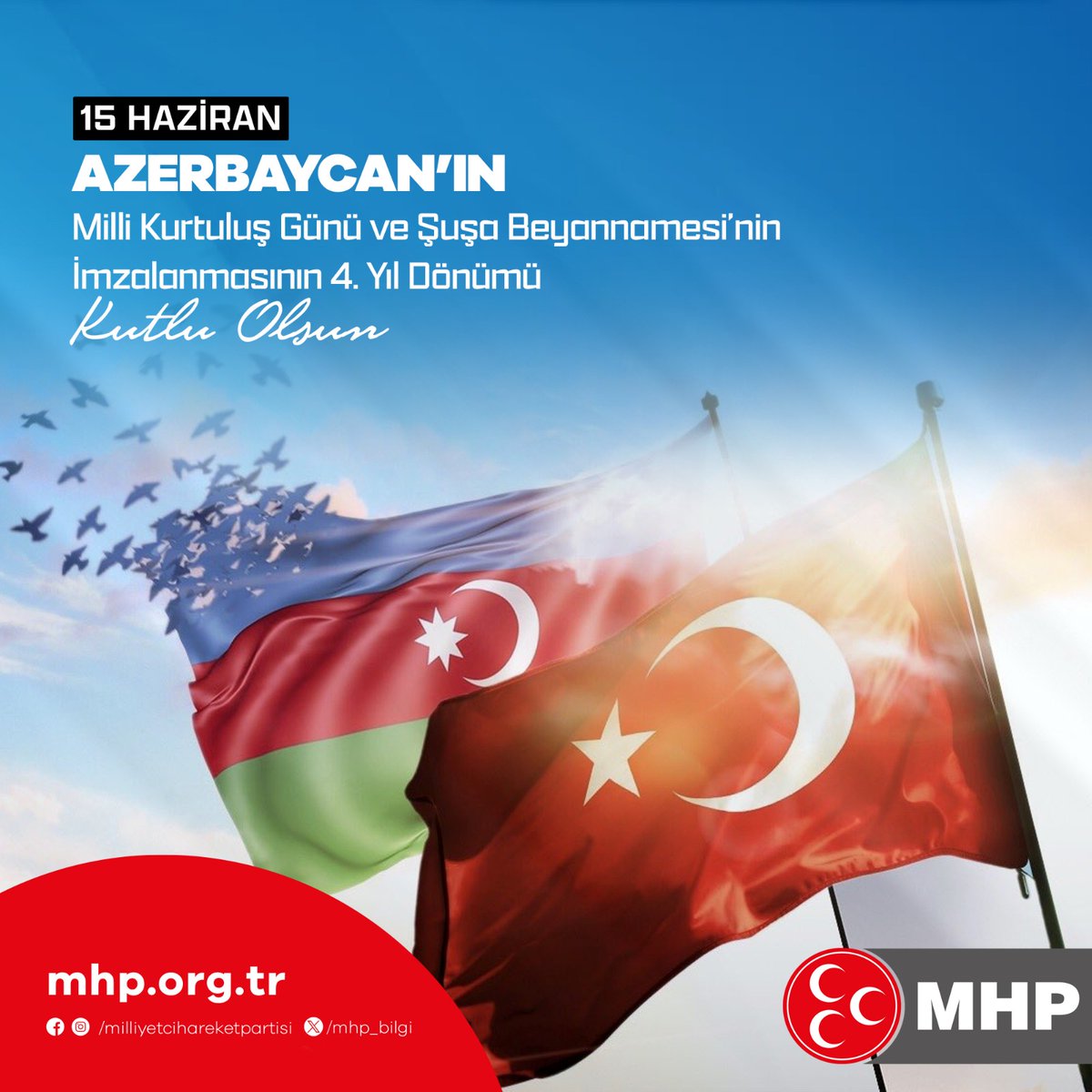 Azerbaycan Milli Kurtuluş Günü ve Şuşa Beyannamesi'nin 4. Yıl Dönümü Kutlandı
