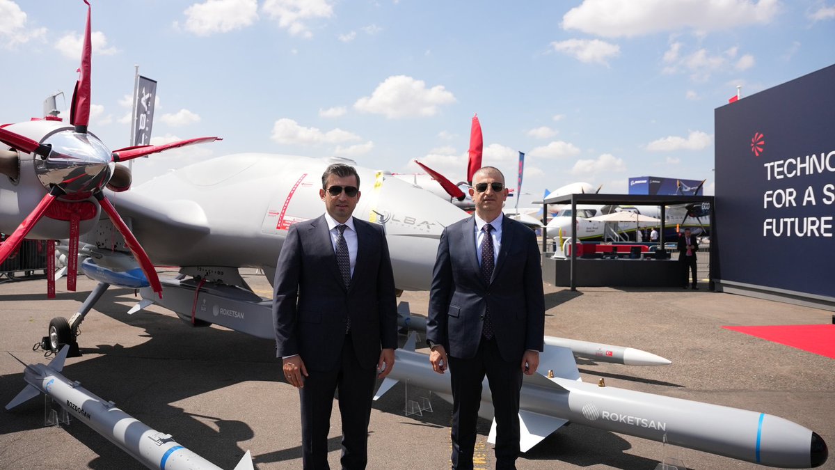 Bayraktar AKINCI TİHA, Paris Airshow'da LBA Systems Lansmanıyla Tanıtıldı
