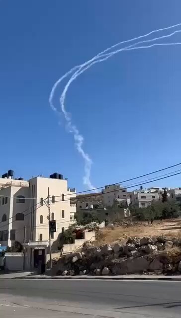 Batı Şeria'da Ramallah Üzerinde Füze Atışları ve Önleme Çalışmaları