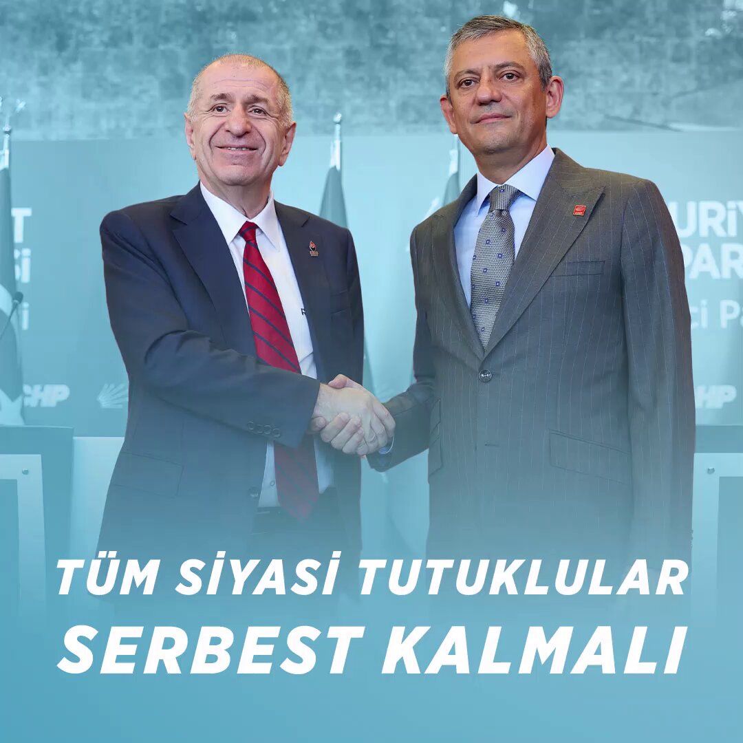 CHP Genel Başkanı Özgür Özel: Ümit Özdağ'ın Serbest Bırakılması Utancı Sona Erdi