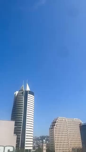 İran Füzesinin Hayfa'yı Vurma Anı Görüntülendi