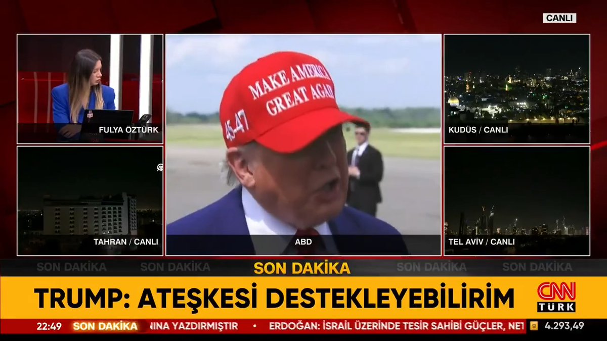 Trump'tan İran'a Açık Kapı: Ateşkes Desteği Sinyali