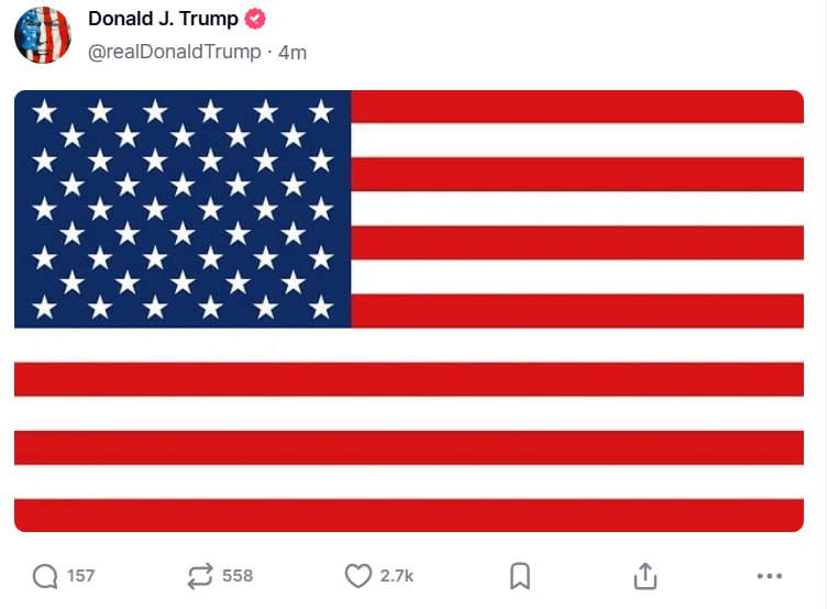 Donald Trump ABD Bayrağı Paylaştı: Son Dakika Gelişmesi