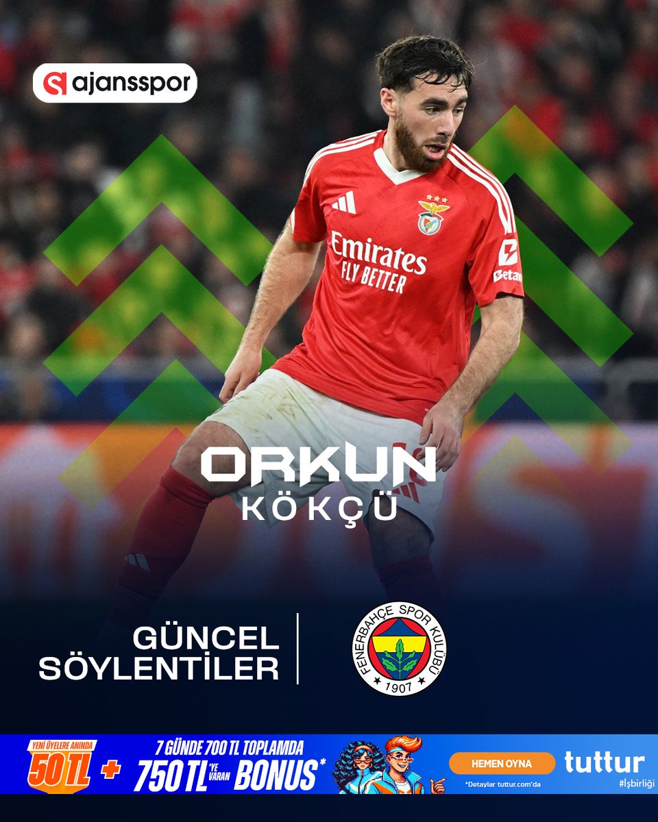Fenerbahçe, Orkun Kökçü Transferi İçin Benfica ile Pazarlıklara Başladı
