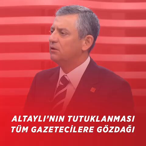 CHP Genel Başkanı Özgür Özel'den Gazetecilere Destek Açıklaması