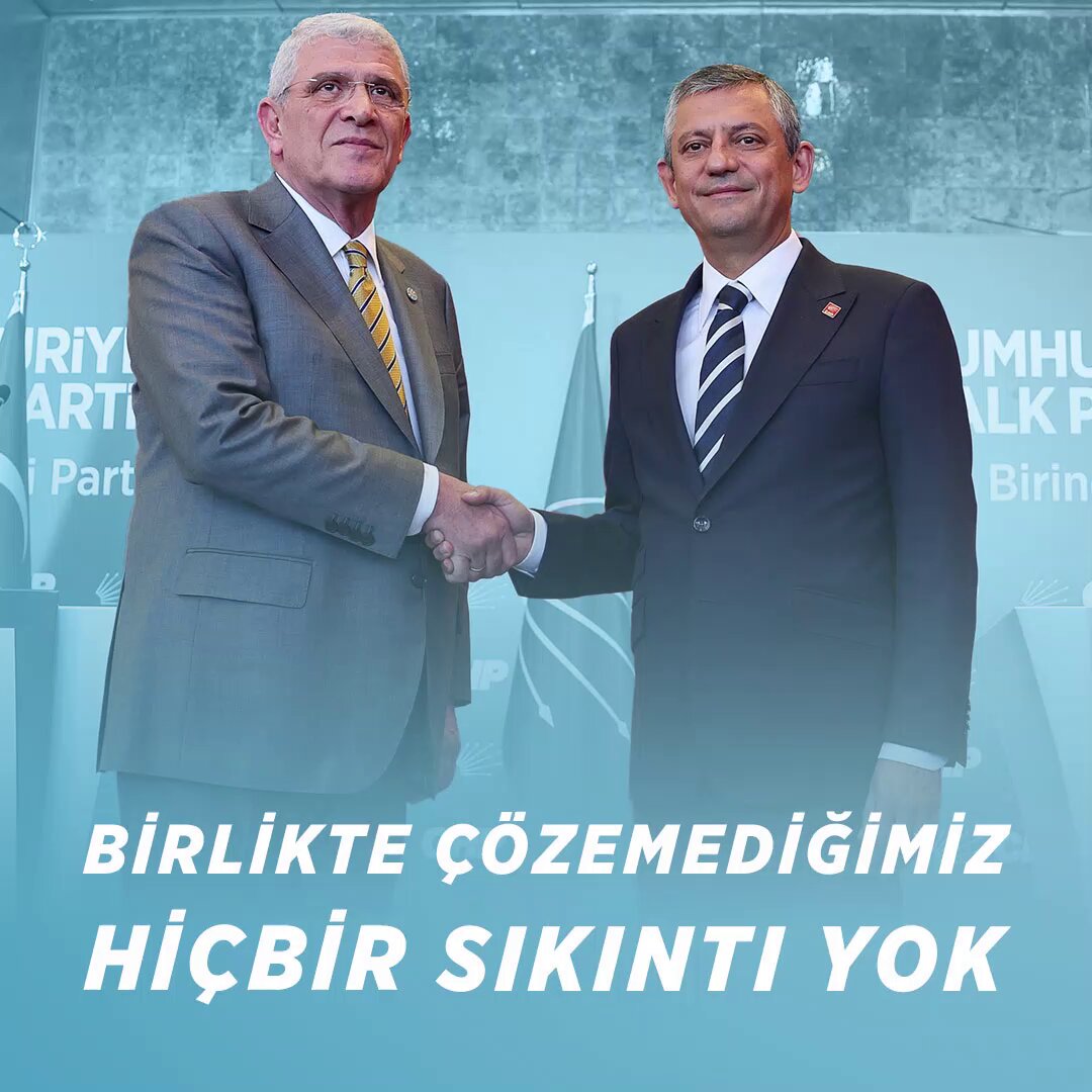 CHP ve İYİ Parti'den Ortak Muhalefet Açıklaması
