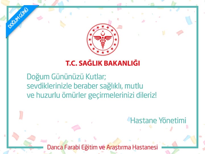 Darıca Farabi Hastanesi Çalışanlarının Doğum Günlerini Kutladı