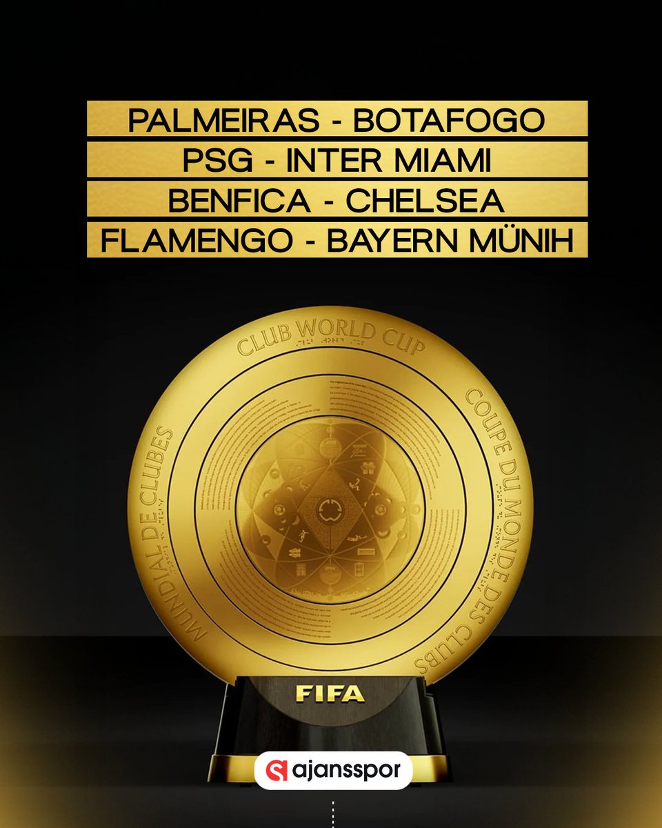 FIFA Kulüpler Dünya Kupası Son 16 Turu Eşleşmeleri Kesinleşti