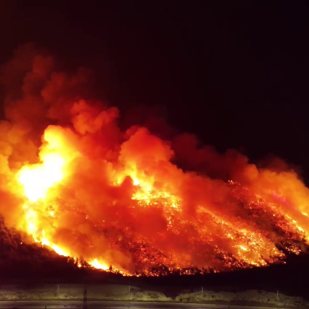 İzmir Aliağa'da Orman Yangını: Yerleşim Yerleri Tahliye Ediliyor