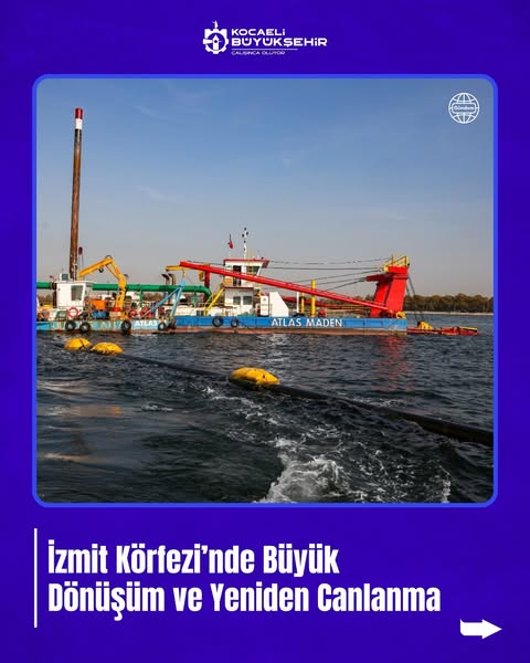 Kocaeli Büyükşehir Belediyesi İzmit Körfezi'ni Yeniden Canlandırıyor