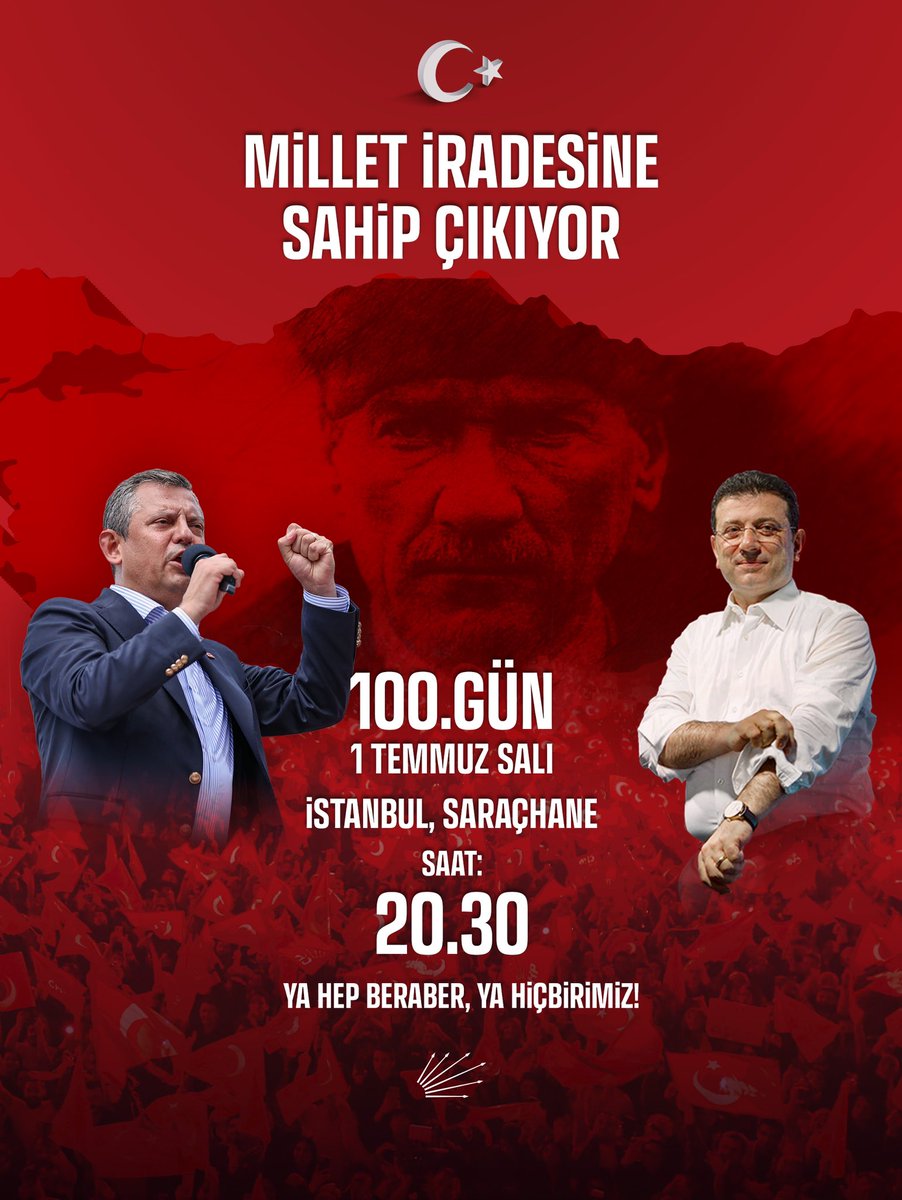 CHP, 19 Mart Darbesinin 100. Yıl Dönümünde Saraçhane'de Toplanacak