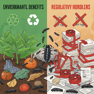 Gıda Atıklarını Sineklerin Yemesi: Çevresel Faydalar ve Düzenleyici Engeller