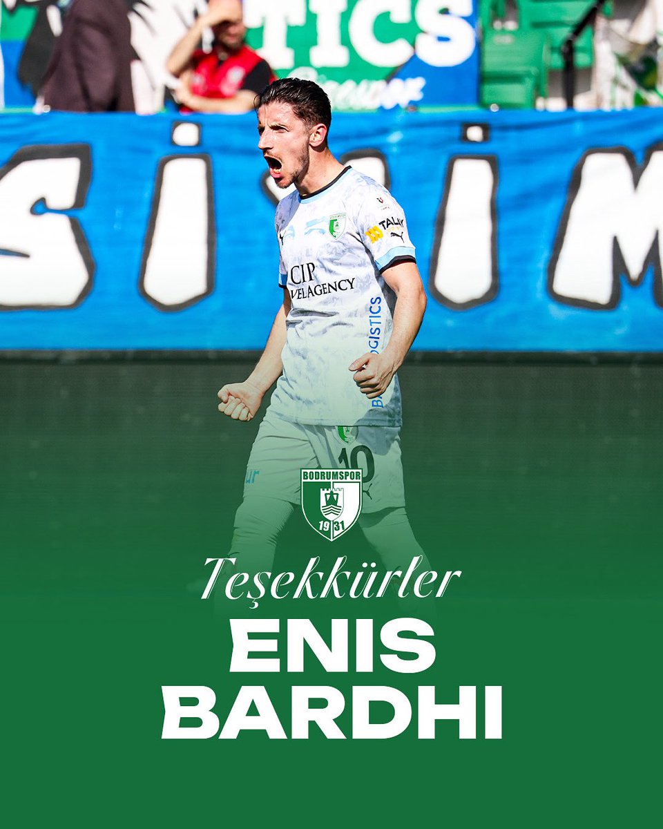 Bodrum FK'da Enis Bardhi Dönemi Sona Erdi
