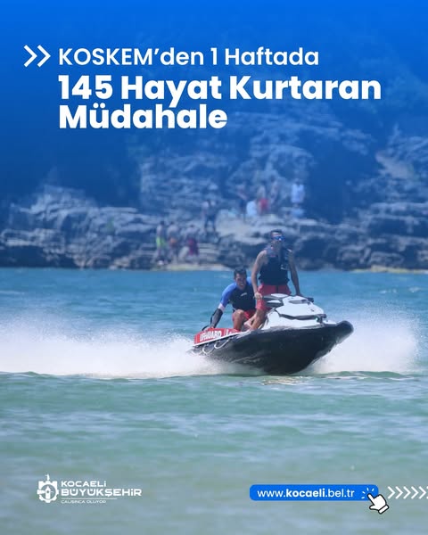 Kocaeli Sahillerinde 1 Haftada 145 Kişi Kurtarıldı