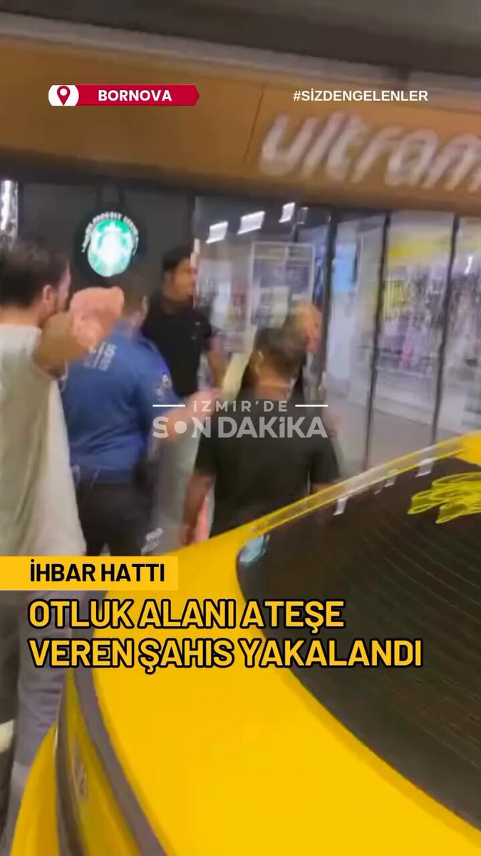 Yangın Çıkaran Şahıs Yakalandı: Olay Anı Görüntüleri