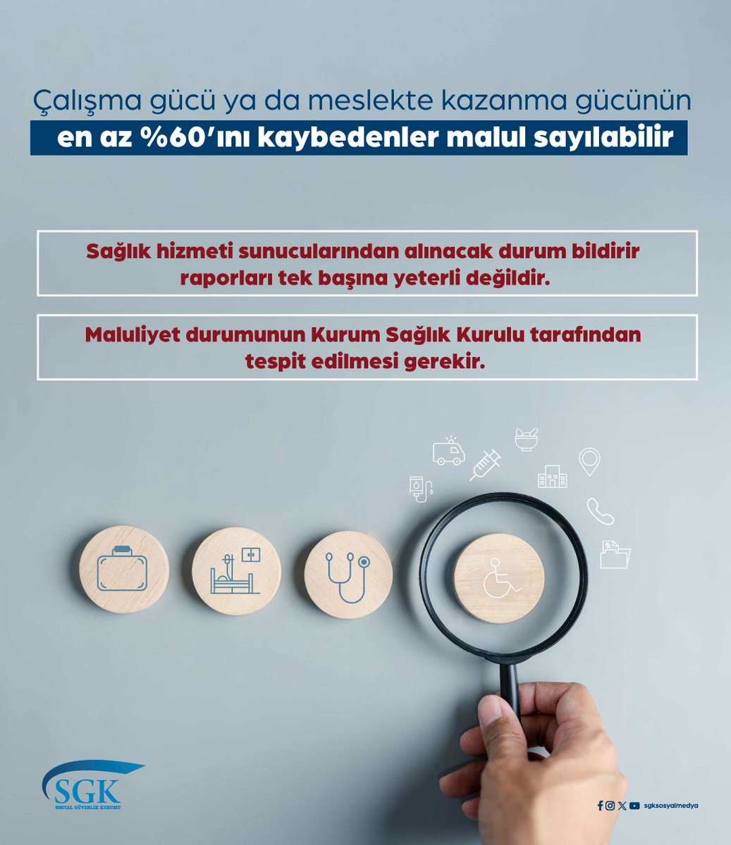 SGK Malullük Hakkı: Çalışma Gücü Kaybı ve Şartları