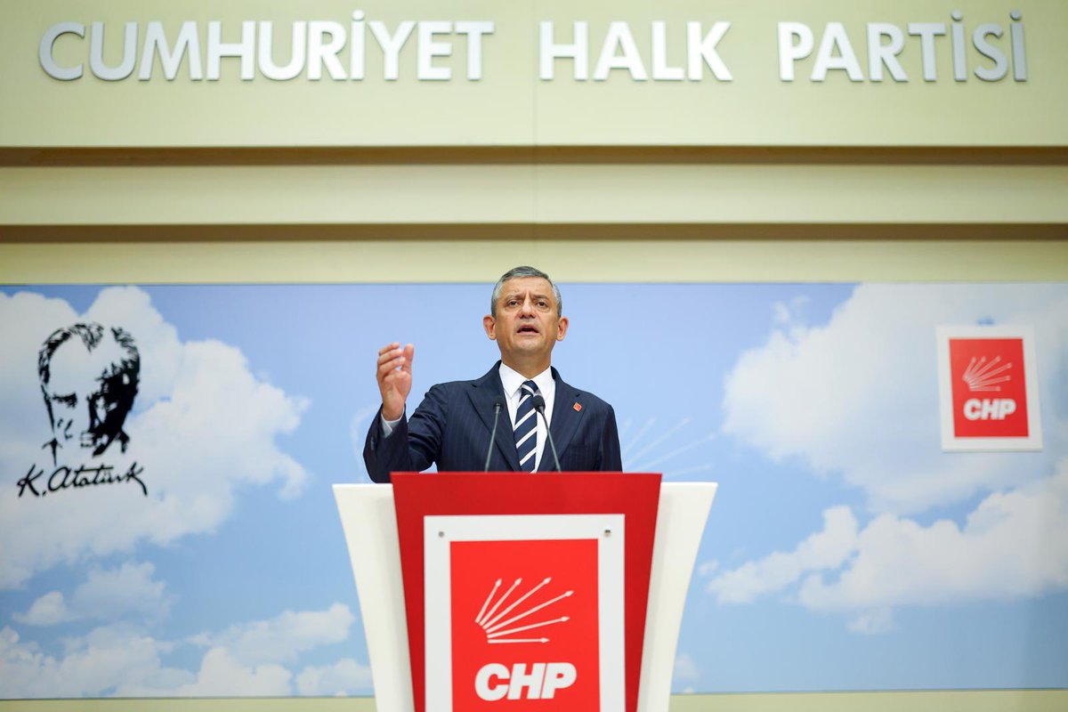 CHP Genel Başkanı Özgür Özel'den Basın Toplantısı Açıklamaları
