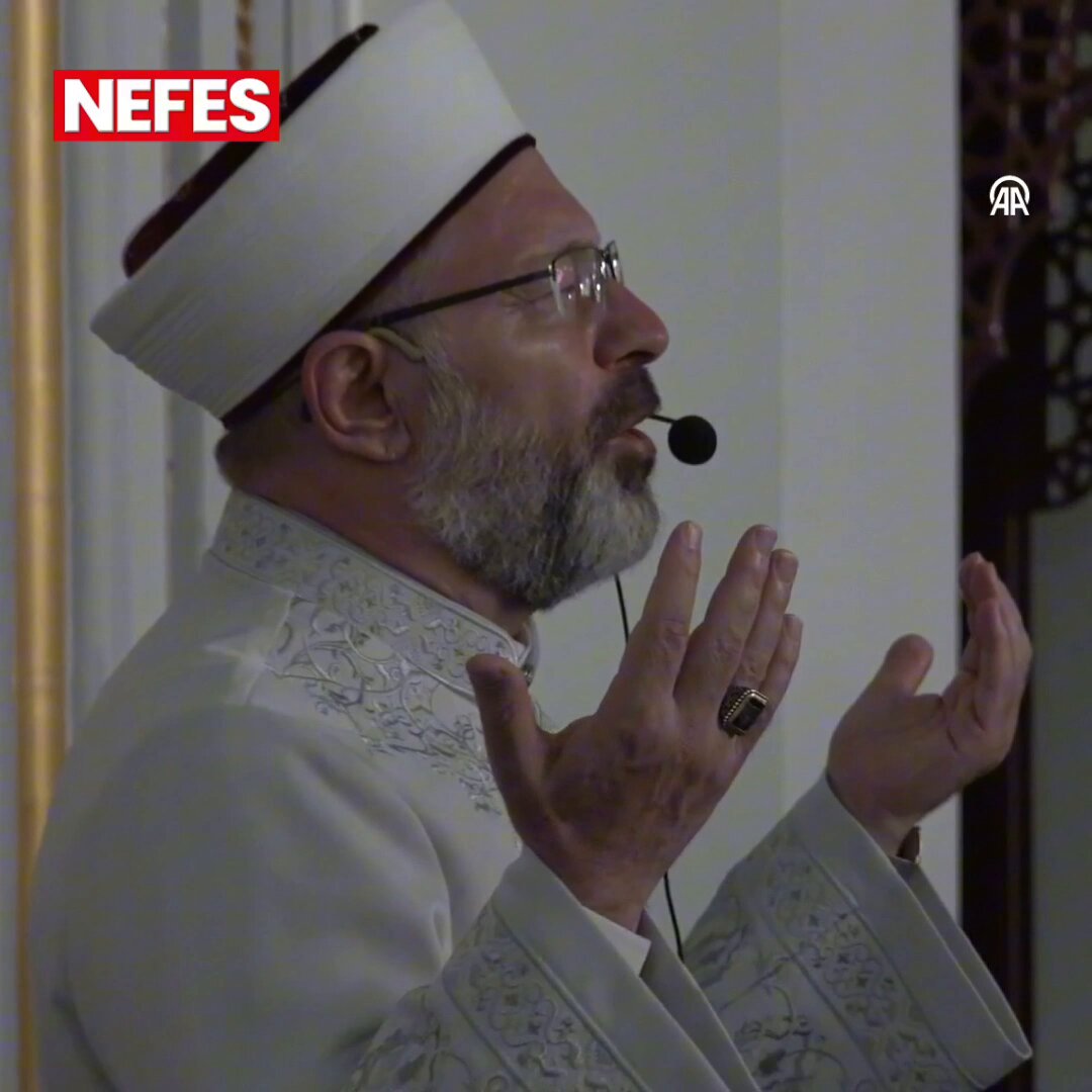 Diyanet İşleri Başkanı Erbaş Orman Yangınları İçin Dua Etti
