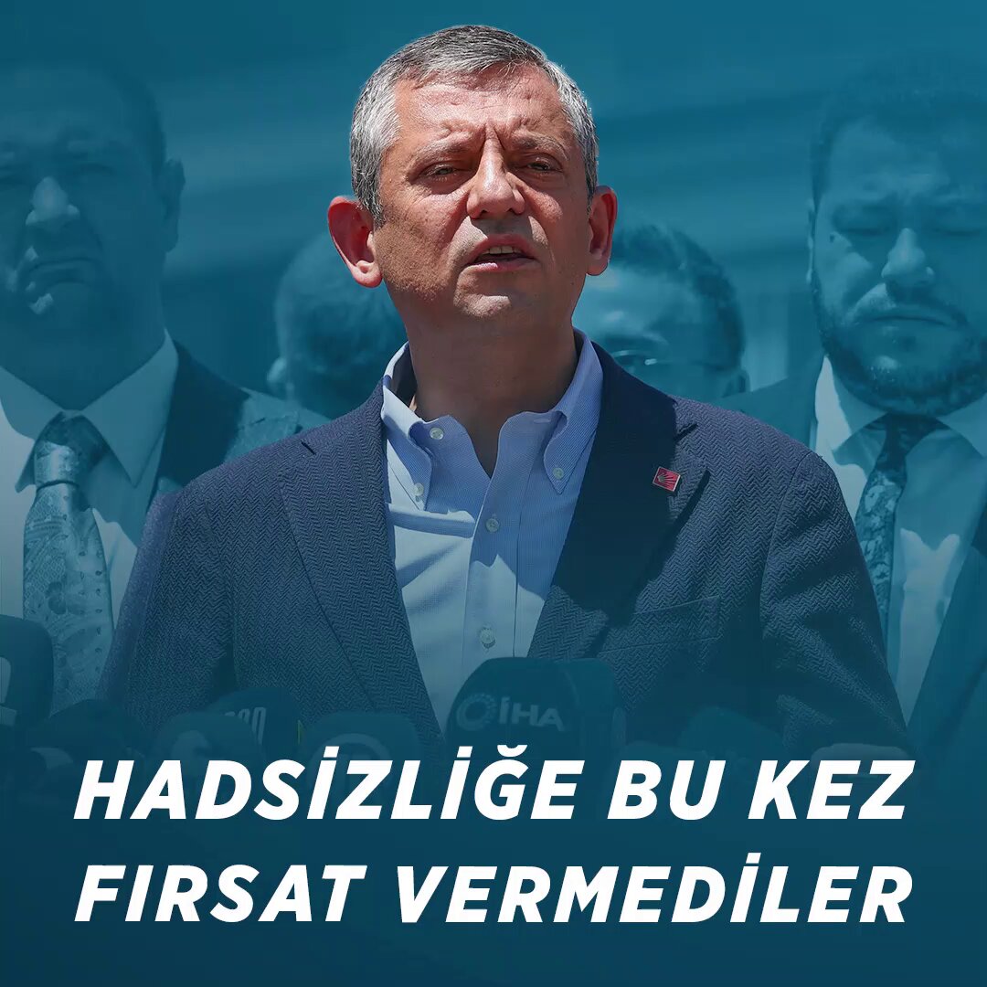 CHP Genel Başkanı Özgür Özel'den Ankara Cumhuriyet Başsavcılığı'na Destek Açıklaması