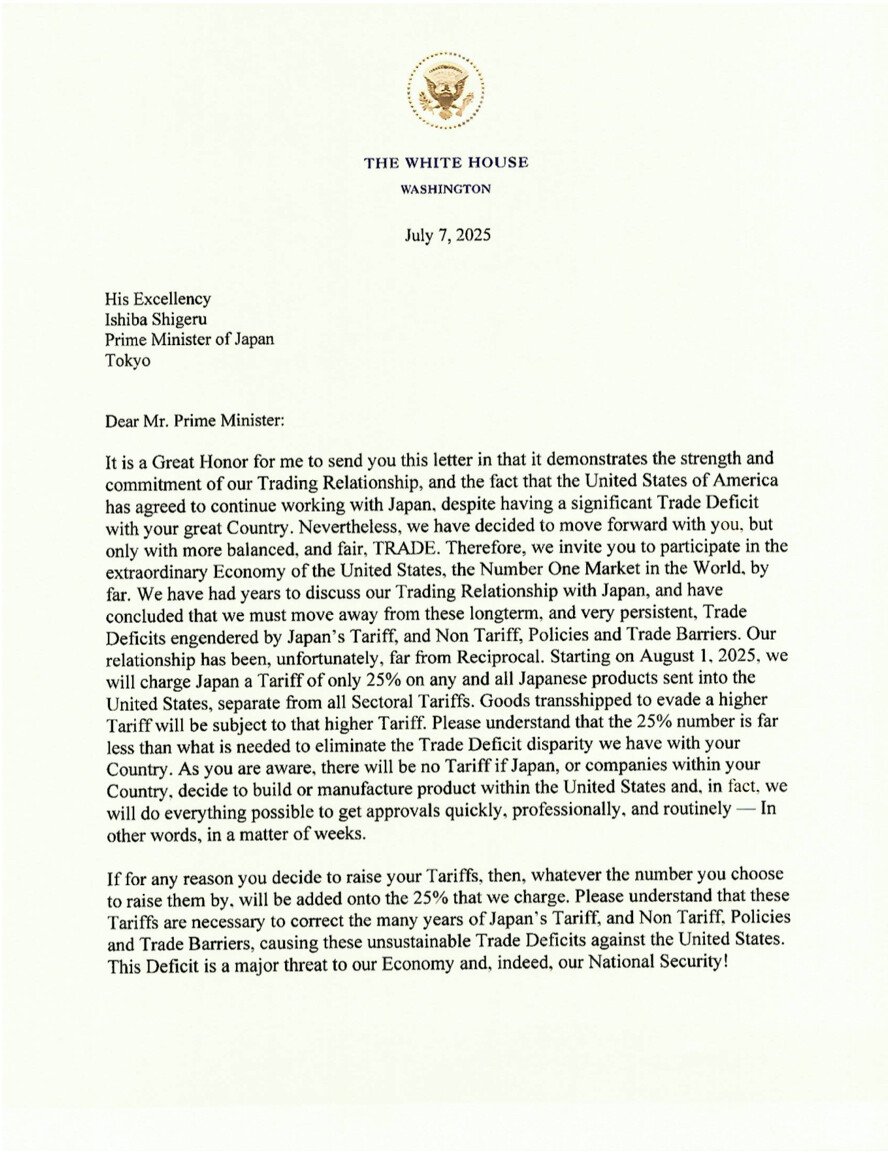 ABD'den Japonya ve Güney Kore'ye Gümrük Vergisi Açıklaması: Trump'ın Kararı Ekonomiyi Etkileyecek