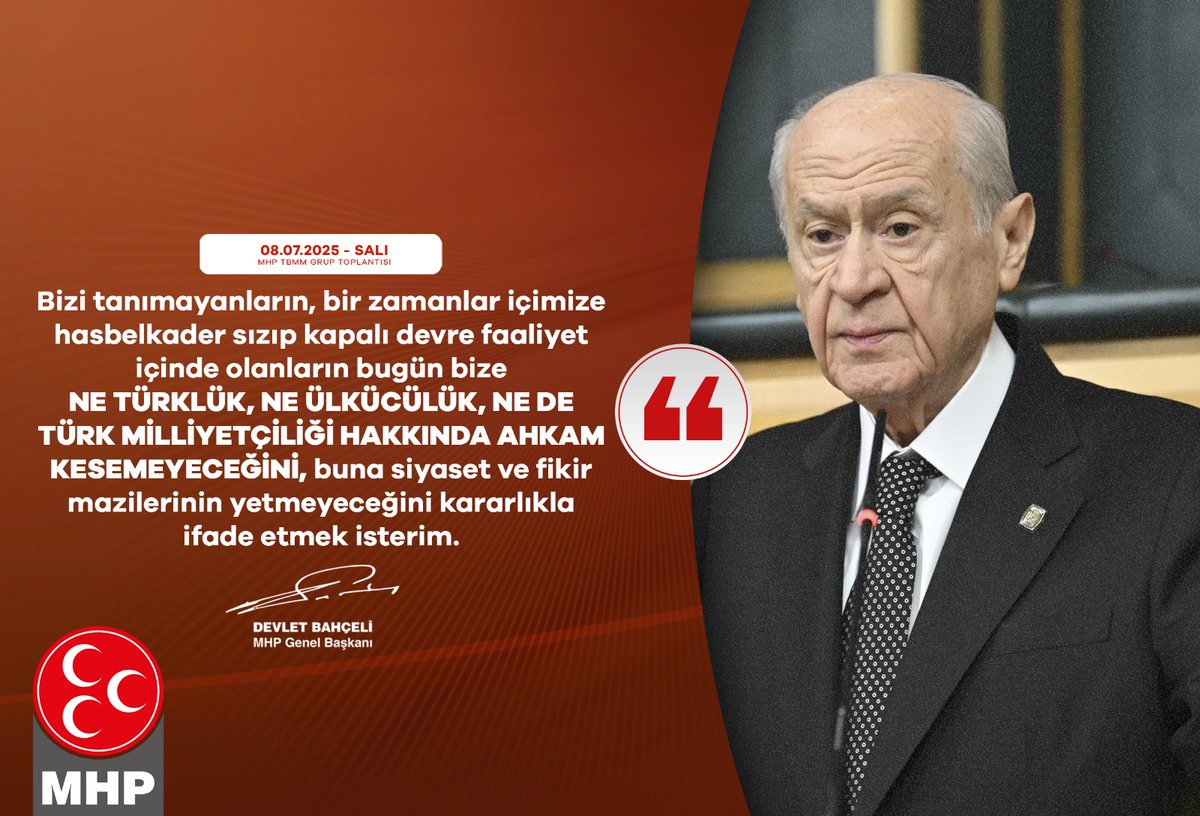 MHP'den Geçmişe Yönelik Açıklama: 