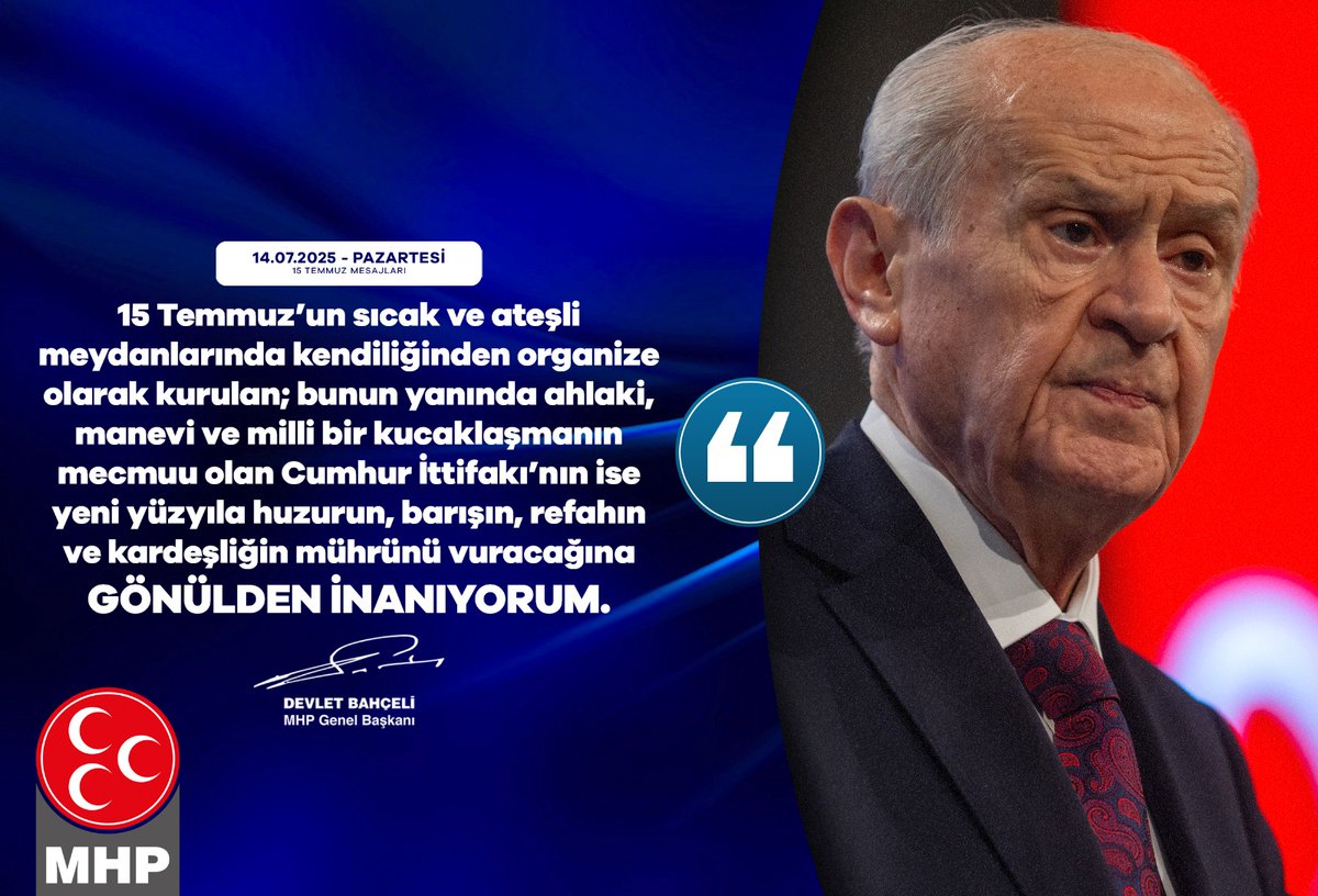 Cumhur İttifakı Yeni Yüzyıla Huzur Getirecek