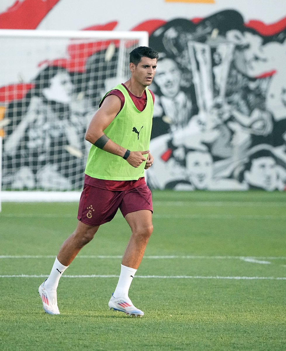 Galatasaray'da Alvaro Morata Antrenmanlara Başladı