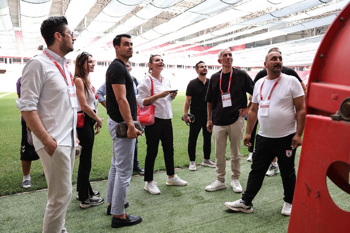 UEFA Avrupa Ligi Play-off Öncesinde Samsunspor Stadı UEFA Yetkilileri Tarafından İncelendi