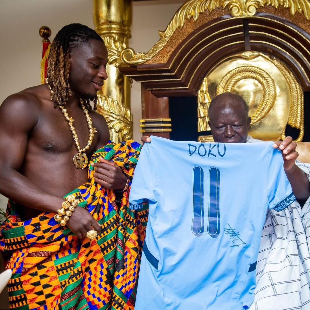 Jeremy Doku Ashanti Kralı Tarafından Kutsandı