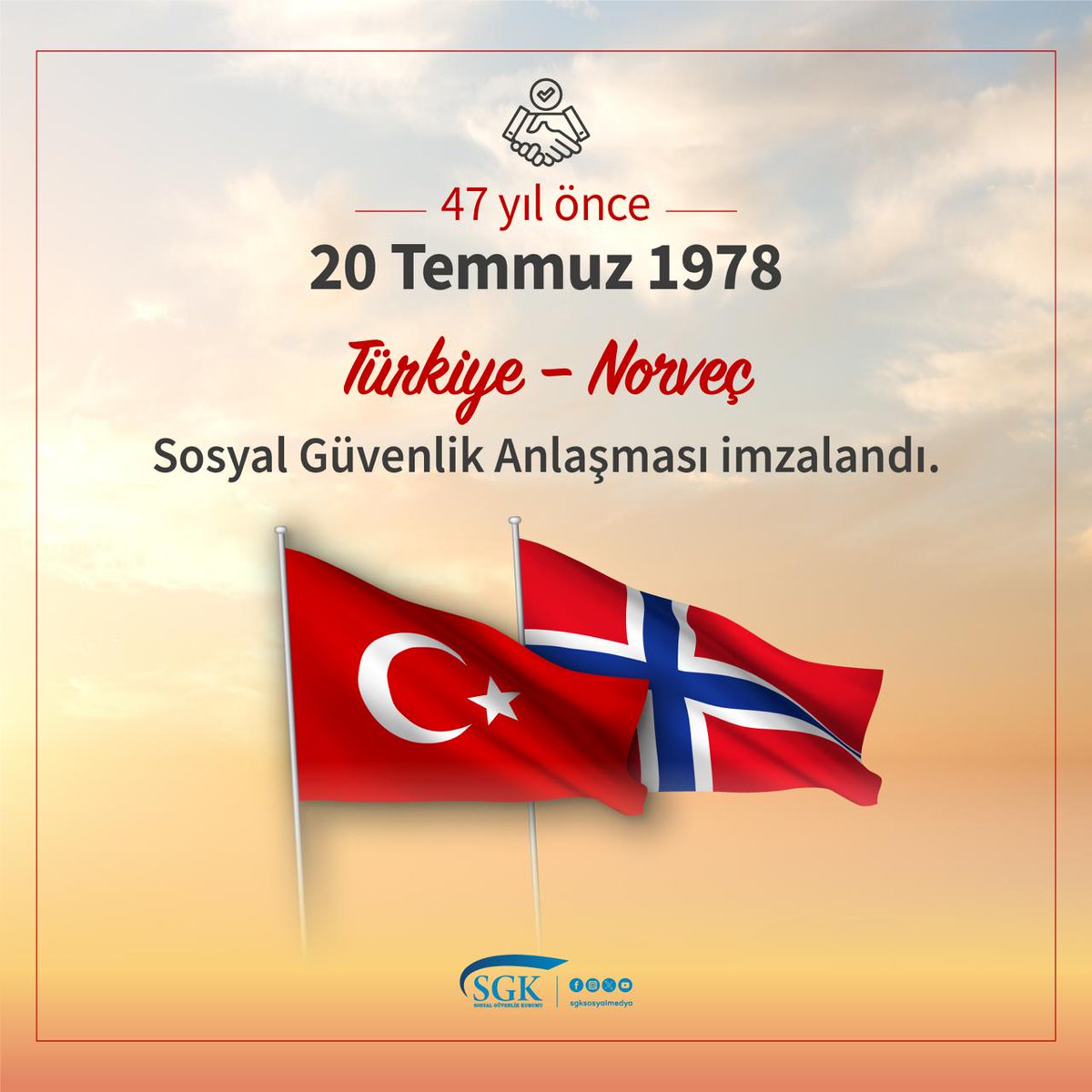Türkiye ve Norveç Arasında Sosyal Güvenlik Anlaşması 47 Yılını Tamamladı