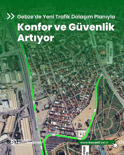 Kocaeli'de Ulaşım Konforu Tek Yön Uygulamasıyla Artıyor