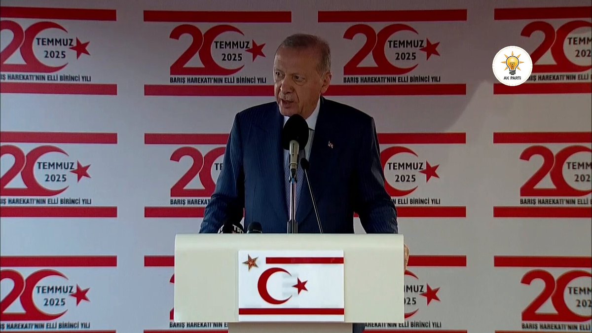 Cumhurbaşkanı Erdoğan'dan Kıbrıs Türkü'ne Destek Mesajı: Acılardan Ders Çıkartıyoruz