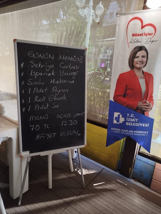 İzmit Belediyesi Kent Lokantası'nda Bugünün Menüsü Açıklandı