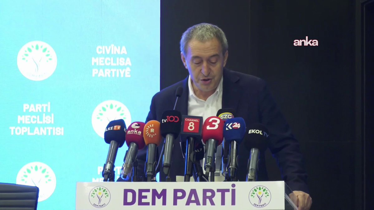 DEM Parti Eş Genel Başkanı Tuncer Bakırhan'dan Yargıya Çağrı: 