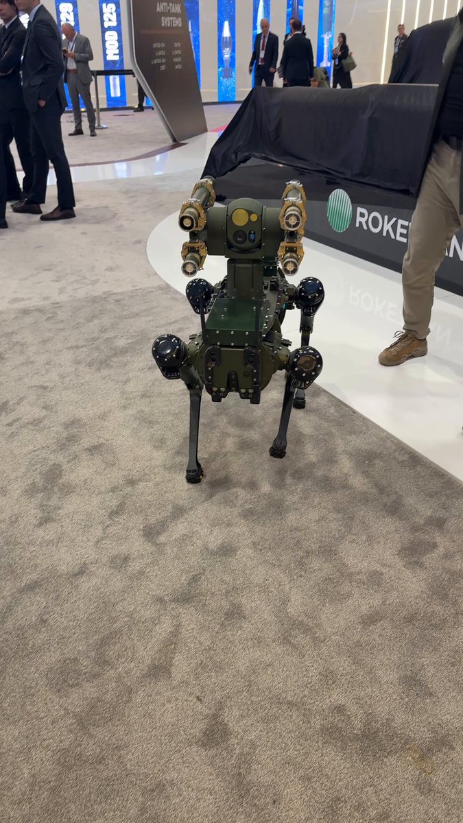 Roketsan Robot Köpeğe METE Lazer Güdümlü Mini Füze Entegre Etti