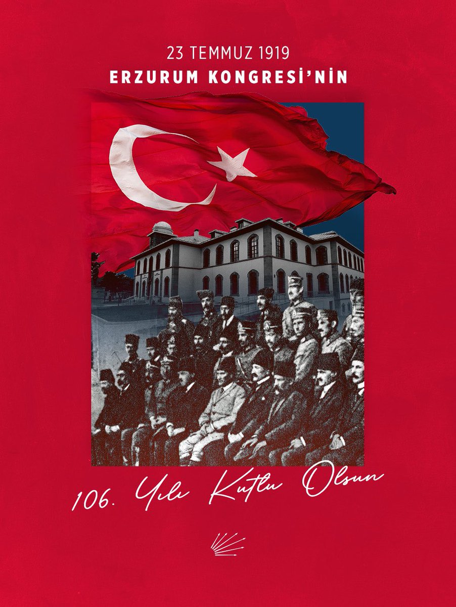 CHP'den Erzurum Kongresi'nin 106. Yıl Dönümü Mesajı