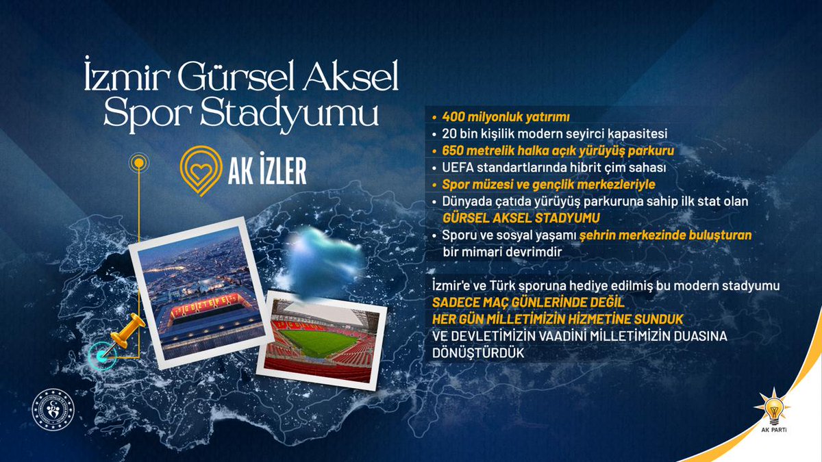 İzmir Gürsel Aksel Stadyumu Türkiye'nin Spor Vizyonuna Katkı Sağlıyor