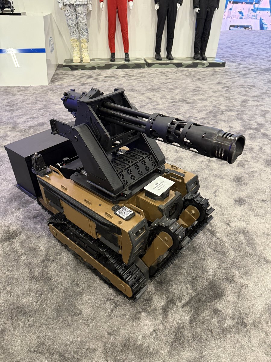 İnsansız Kara Aracı Güçlü Minigun Entegrasyonuyla Güçlendirildi