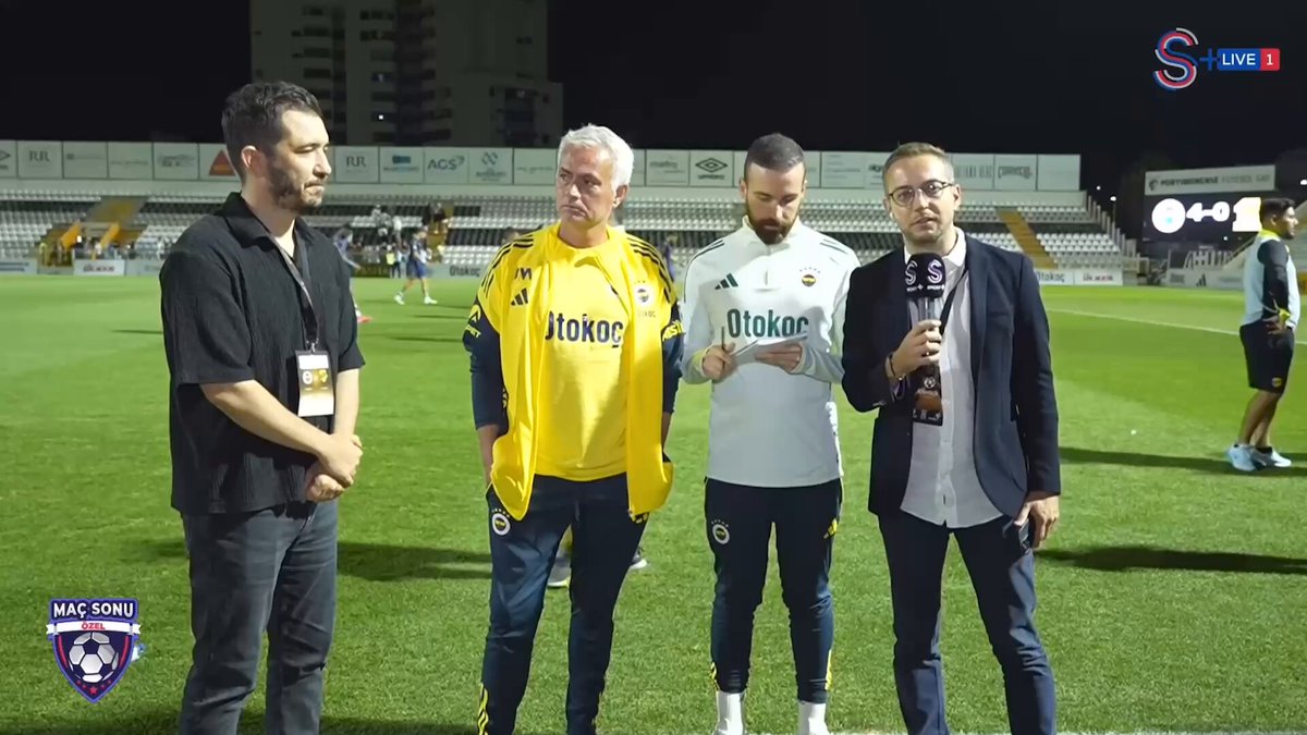 Jose Mourinho'dan Maç Sonrası Değerlendirme: 