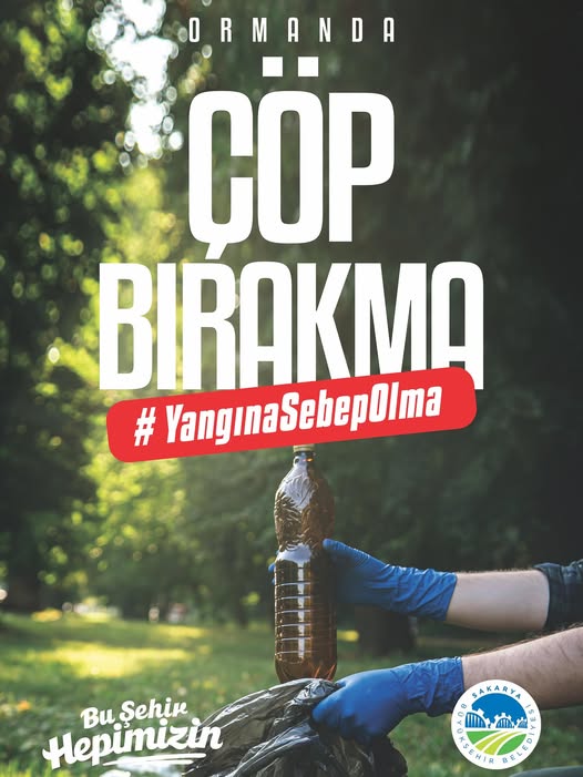 Sakarya'da Orman Yangınlarına Dikkat: Çöpler Ormanları Tehdit Ediyor