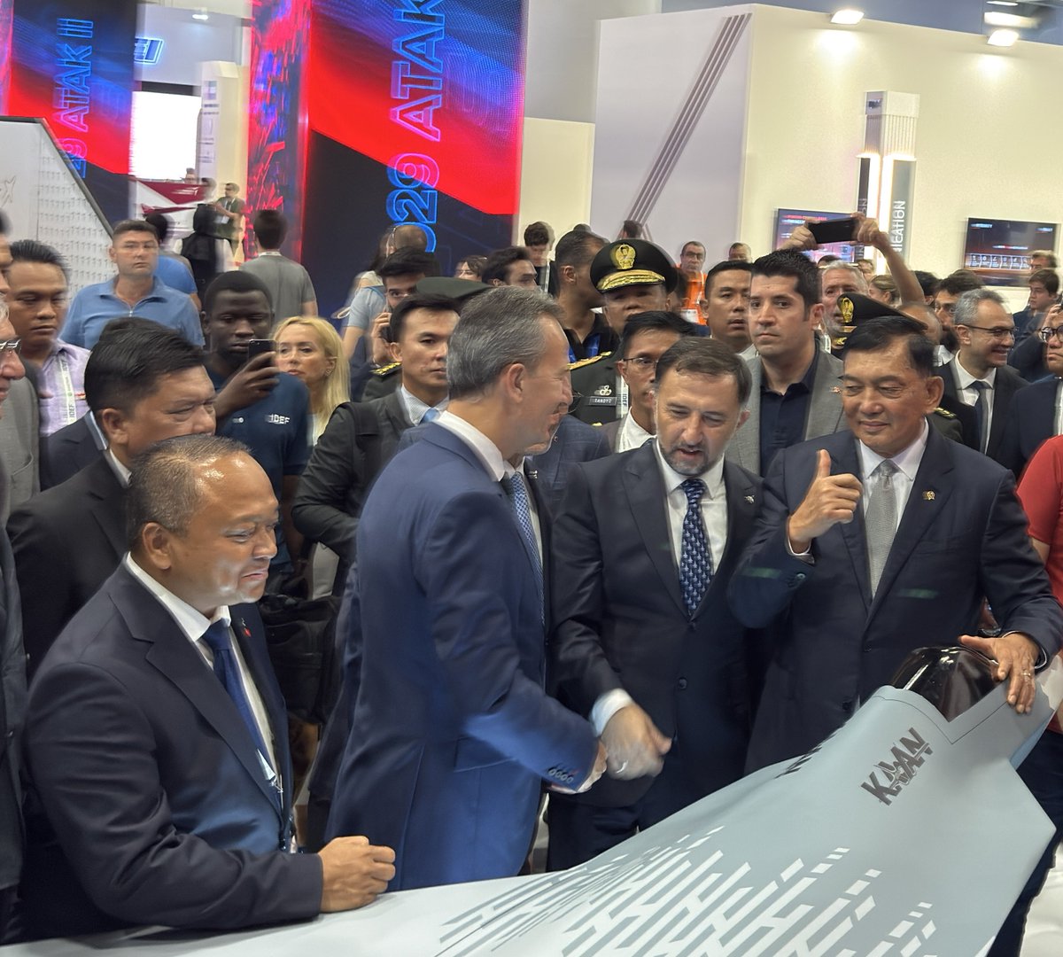 Türkiye, Endonezya’ya KAAN Muharip Uçağı Satış Sözleşmesi İmzaladı