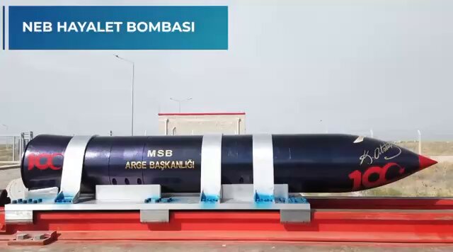 MSB'nin Yeni Bombası 'NEB HAYALET' 90 Metre Deliş Gücüne Sahip