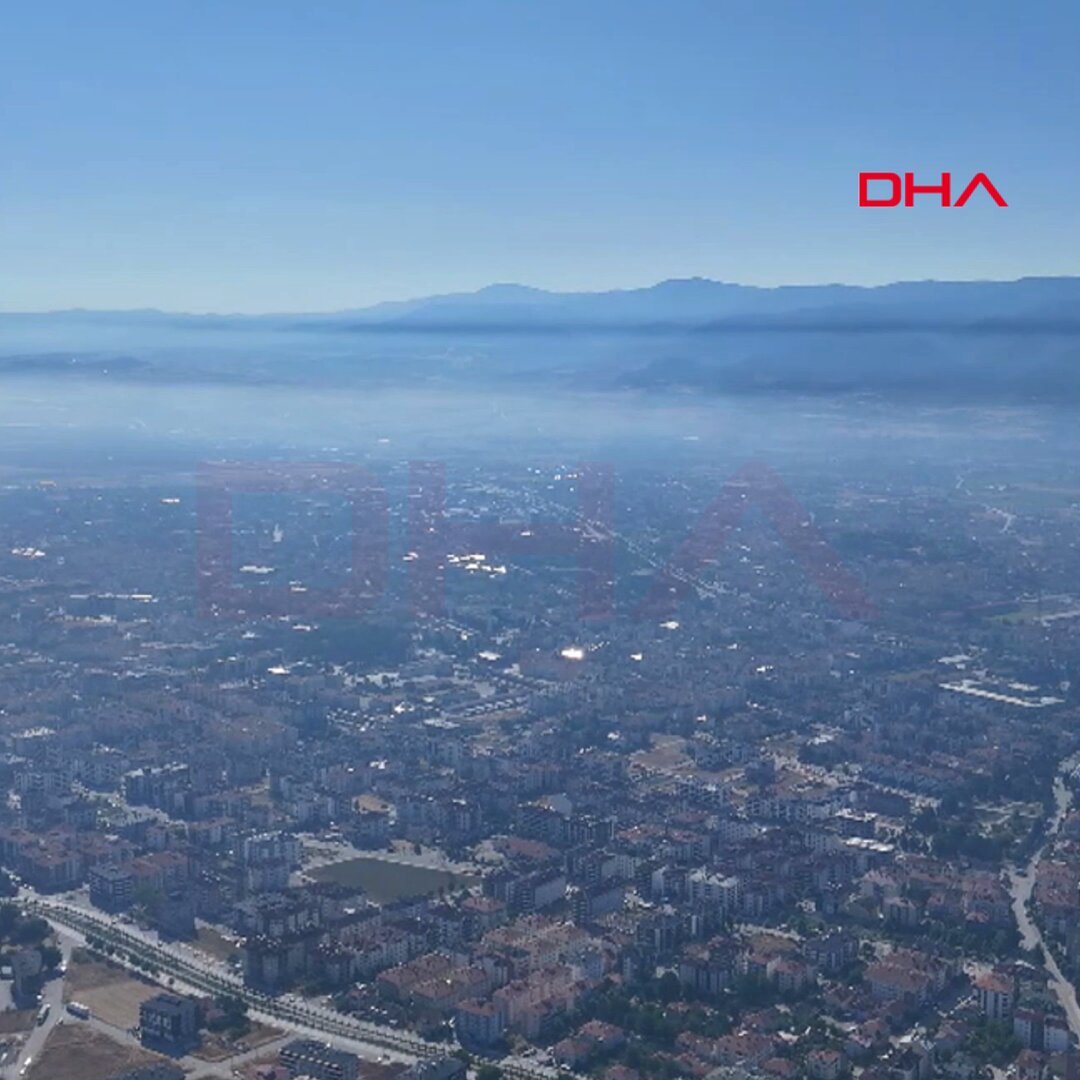 Karabük Orman Yangınları Bolu'yu Etkiledi: Duman Bulutu Şehri Kapladı