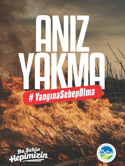 Sakarya'da Anız Yakma Riski Artıyor: Toprak Verimliliği Tehlikeye Giriyor