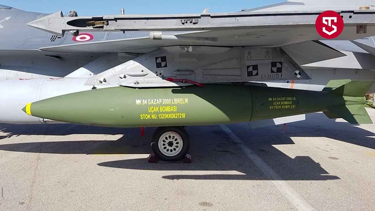 MSB'den Yüksek Tahrip Gücüne Sahip GAZAP Uçak Bombası Test Görüntüleri Paylaşıldı