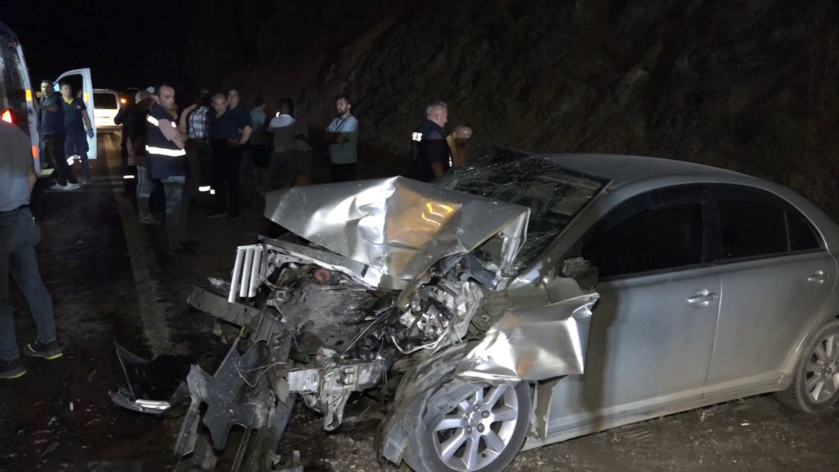 Bursa Orman Yangınına Destek Yola Çıkan Baba Oğul Kaza Geçirdi