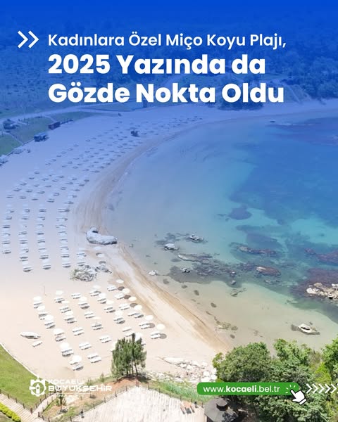 Miço Koyu Kadınlar Plajı, Kocaeli'de Huzurlu ve Unutulmaz Bir Yaz Deneyimi Sunuyor