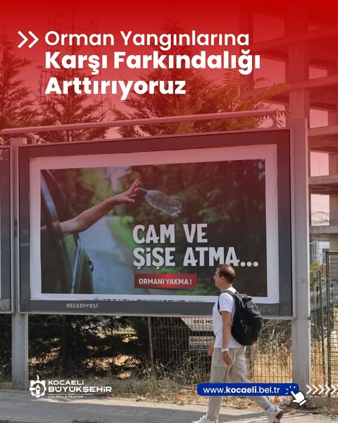 Kocaeli'de Orman Yangınlarına Karşı Bilinçlendirme Çalışmaları