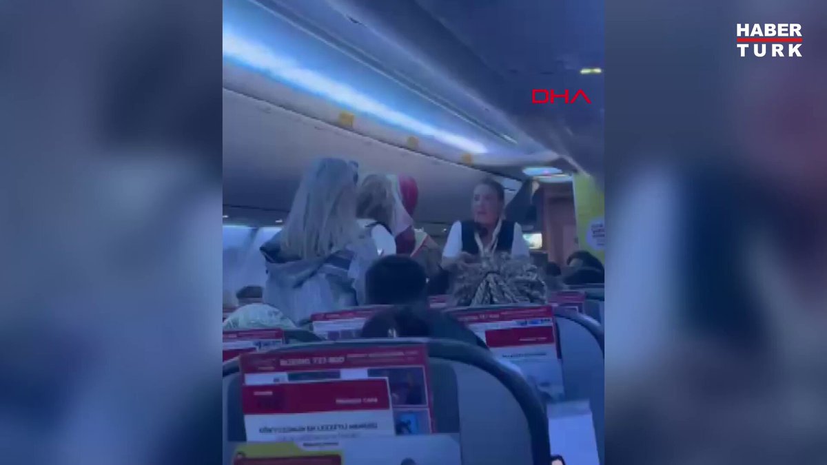 Pegasus Uçağında Ayakta Kalan Yolculara Polis Müdahalesi